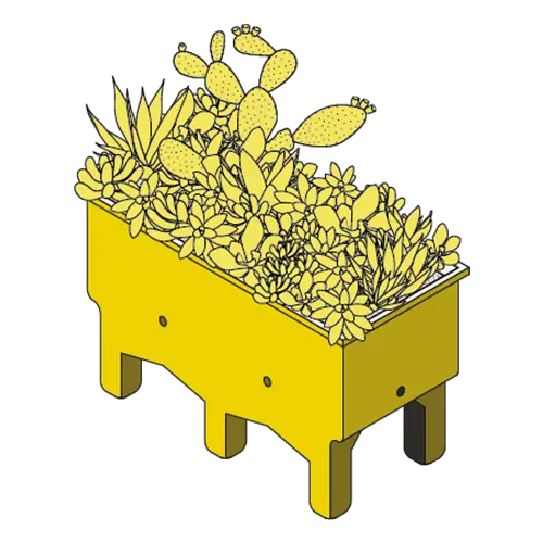 Jardines en macetas - Recuver