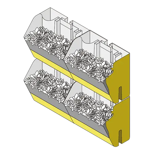 Jardines en macetas - Recuver
